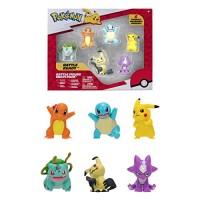 Pack de 6 Figurines Pokémon Bandai - Vague 3 