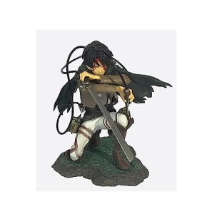 XESAGSNV Statuette en PVC - Attaque des Titans - Objet de collection / cadeau / figurine d’animé / décoration (Livaï Ackerman)
