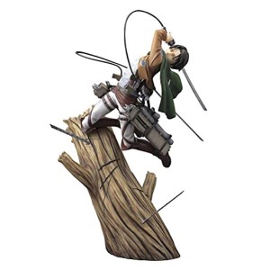 REOZIGN Figurine d'action Attack On Titan Levi Ackerman - 28 cm - En PVC - Pour les fans d'animation