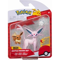 Figurines Pokémon Multicolores: Evoli, Snom, Espeon