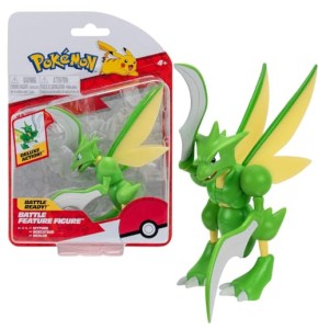 Pokèmon Figurine Jouet 11 cm Scyther Insécateur Figurine - Nouvelle Vague 2022 - sous Licence Officielle Jouet, PKW0167, Multicolore