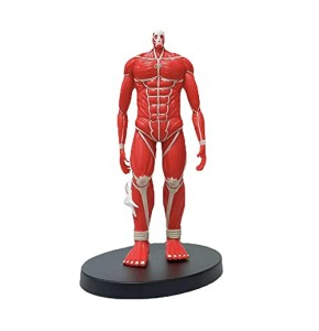 Jilijia Figurine d'action anime Titan Colossal Modèle The Fondding Titan Statue Ornements Cadeaux