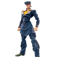 Puruuige Figurine articulée Higashikata Josuke avec accessoires - Statue mobile à collectionner en PVC - Décoration de bureau - Figurine Clayman...