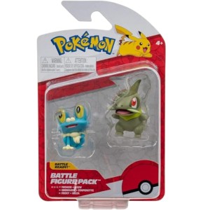 Pokémon PKW2645 – Battle Figure Pack – Milza & Froxy, Figurines Officielles détaillées 5 cm