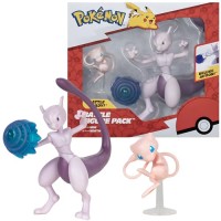 Pokèmon Figurine Jouet 2-Pack Mew & Mewtwo Figurine 5-10 cm - Nouveau Officielle Jouet