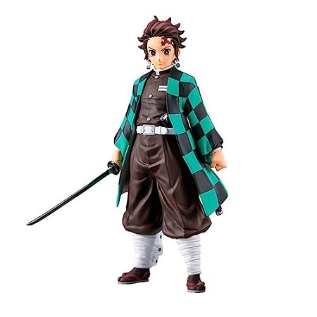 Banpresto Figurine d'action Tanjiro Kamado Demon Slayer Kimetsu No Yaiba 15 cm BP19460 Multicolore