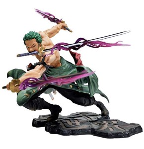 Miotlsy Figurine Zoro, 26cm PVC Zorro Action Statue Cartoon Anime Personnage Rose Enfants Adulte Anime Collection Jouet Table de chevet Voiture Sal...