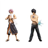 Lot de 2 figurines de queue de fée de l'anime Natsu Dragneel/Gurei Soruju - Figurine de personnage - Figurine de collection - Jouet de bureau