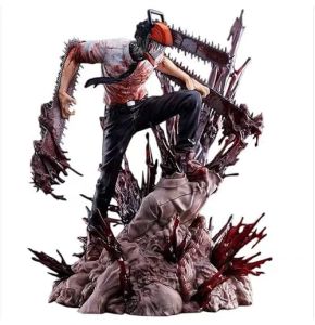 Xinchangda Tronçonneuse Man Denji Figure Anime Figurine Action Figure PVC Statue Modèle Collection Figurine Décoration Jouet Cadeau 29 cm