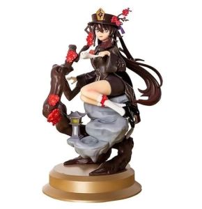 LICHOO Genshin Impact Hu Tao Scenes Anime Action Figure Character Collectible Model Statue Jouets PVC Figurines Décorations de bureau Cadeaux festifs