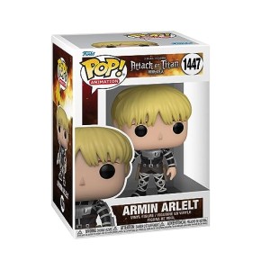 Funko Pop! Animation: AOT - Armin Arlert - 1/6 Odds for Rare Chase Variant - Attack on Titan - Figurine en Vinyle à Collectionner - Idée de Cadea...