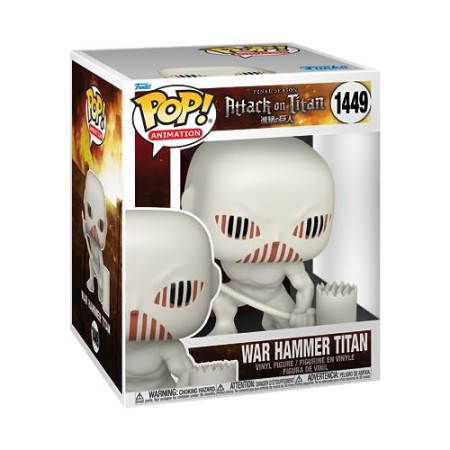 Funko Pop! Super: AOT - War Hammer Titan - Attack on Titan - Figurine en Vinyle à Collectionner - Idée de Cadeau - Produits Officiels - Jouets po...