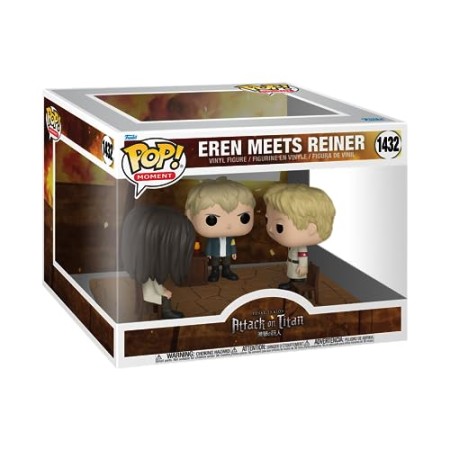 Funko Pop! Moment: AoT - Eren Jaeger Meets Reiner - Attack On Titan - Figurine en Vinyle à Collectionner - Idée de Cadeau - Produits Officiels - ...