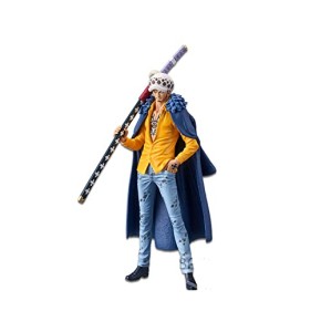 Hilloly One Piece Figurines de Trafalgar D. Water Law, 1 PCS Bureaue Voiture Décoration, Anniversaire Cake Topper Pirate Nautiques King