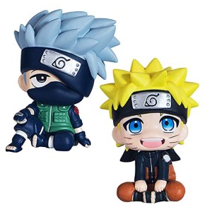 Naruto Figure 2Pièces Jouets Anime Action Figurine Modèle de Figurine Anime Figure Modèle Table Bureau Décoration Anniversaire Cadeaux Jouet Mo...