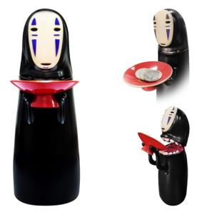 Anime Tirelire Enfant,Kawaii Tirelire sans Visage,Automatic Tirelire,21x16x8 cm(Batterie Non Incluse)
