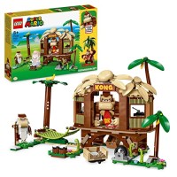 LEGO 71424 Super Mario Ensemble d'Extension La Cabane de Donkey Kong, Jouet de Construction avec 2 Personnages, à Combiner avec Un Pack de Démarr...