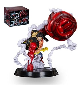 LEOSXA One Piece Figure 22cm Monkey D. Luffy Gear 4 Figure - Third Act Wano Country Figurines de Collection de Jouets d’Anime pour Enfants,Cadeau...