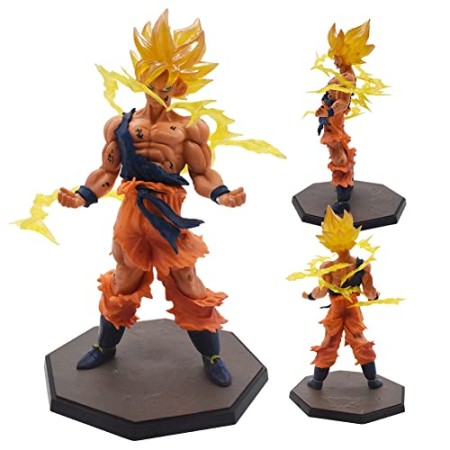 saiyan Modèles d'anime,Super saiyan Cartoon Model Statue, Anime Heroes Figurine PVC Figure Statue Ornements Modèle Figurine Poupée Jouets pour E...