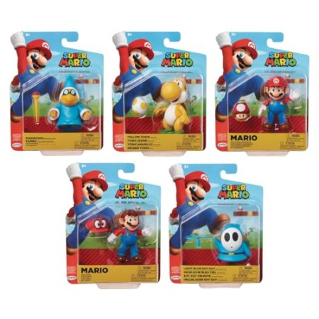 NINTENDO - Super Mario Assortiment de Figurines Vague 19 10 cm (Display de 12 pièces)