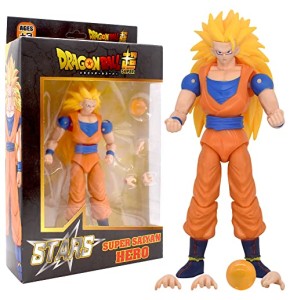 BSNRDX Figurine Anime Stars - Super Saiyan 3 Goku Kit De Modèle Maquette Figurine articulée 17 cm