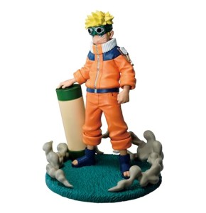 Banpresto Statue Naruto avec Rouleau DE JUTSUS 12CM