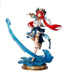 RZAHUAHU Genshin Impact Nilou 1/7 Figurine PVC 27 cm miHoYo Anime Jeu Sumeru Personnage Ornements de Bureau Cadeau
