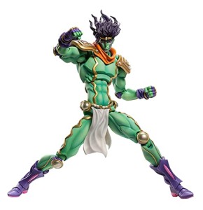 Jilijia JoJo's Super Figurine d'action Kujo Jotaro/Star Platinum Model Toy avec accessoires en PVC Mobile Anime Statue Collection Ornements de bure...