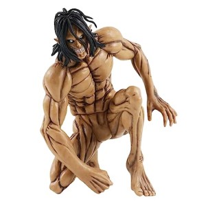 LGQHCE Attack on Titan Figurines Anime Figure Modèle Anime Eren Jaeger Jouet Statue 15cm Titan Populaire Collection Ornements PVC Doll Action Figu...