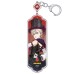 Sonsoke Porte-clés Genshin Impact en acrylique avec figurine debout - Porte-clés en acrylique - Décoration de cosplay, Lyney, L