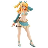 Zhongkaihua Fairy Tail Lucy Heartfilia Figurine Verseau 17 cm Pose debout Figurine Anime Periphery en PVC Décoration de boîtier d'ordinateur Cade...