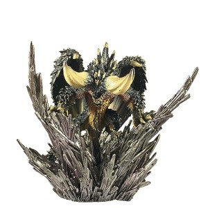 YXCC-SEN Monster Hunter Figure Velkhana Figure Nergigante Figure Silver Rathalos Figure Rathalos Figure Dragon Model Figure Ornaments PVC Statue