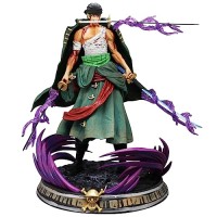 Onepieece Cartoon Figurine, Rorronoa Zorro Anime Figure Modèle PVC Action Statue Décoration de Collection D'anime Jouets pour Enfants Thème Anim...