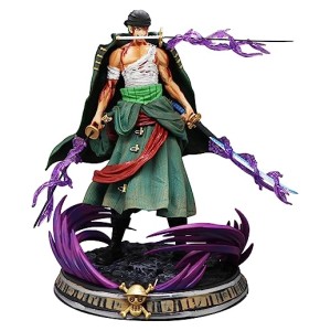 Onepieece Cartoon Figurine, Rorronoa Zorro Anime Figure Modèle PVC Action Statue Décoration de Collection D'anime Jouets pour Enfants Thème Anim...