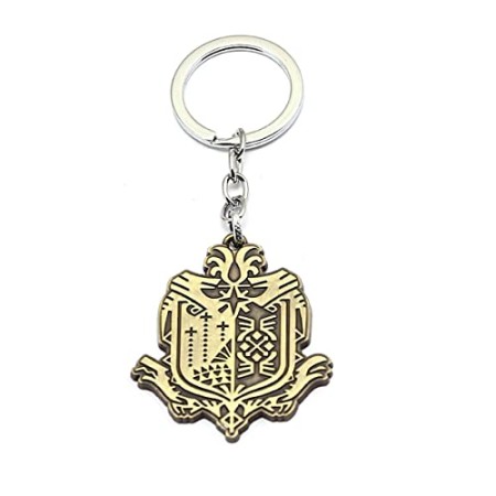 RuBeru Porte-clés avec pendentif Monster Hunter - Cadeau de Noël, multicolore, taille unique