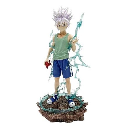 EyLuL 22cm - Hunter x Hunter Killua zoldyck Figurine d'action - Figma PVC modèles à Collectionner Cadeaux EyLuL 22cm - Hunter x Hunter Killua zoldyck Figurine d'action - Figma PVC modèles à Collectionner Cadeaux