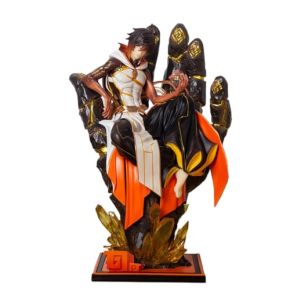 RZAHUAHU Genshin Impact Morax Zhong Li 1/7 Figurine 26 cm miHoYo Jeu Personnage PVC Anime Modèle Jouet