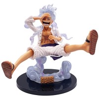 LGQHCE One Piece Figurines de Sun God Nika Luffy Gear 5, 1 PCS Modèle de Personnage Collectionner de 16 cm Jouet et Desktop Accessoire de Décorat...