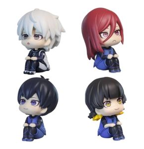 Zhongkaihua Blue Lock Figure Set MiNi 10 cm PVC Model Statue Anime Blue Lock Look Up Figure, Blue Lock Figurine Collection Figurine Décoration de ...