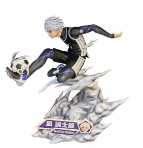 Tongyundacheng Blue Lock Figurine d'anime Seishiro Nagi 21 cm en PVC pour décoration de bureau